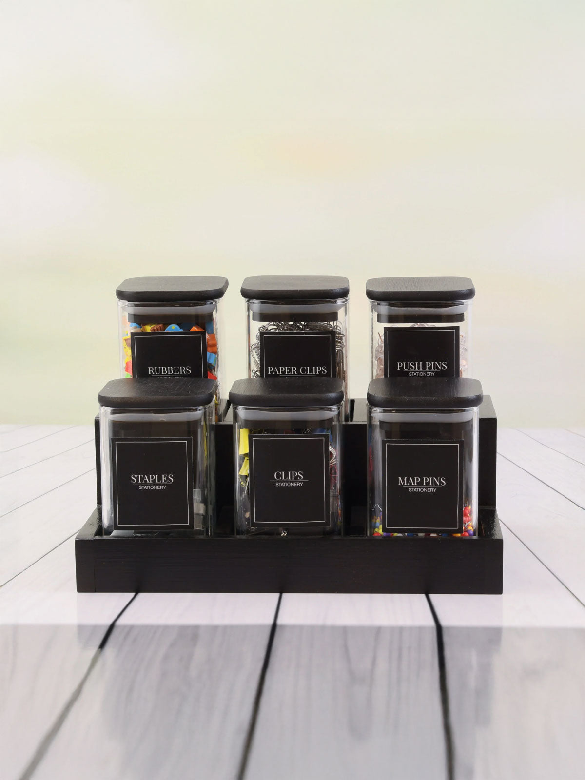 The Spicy Jars 6 Set BLACK