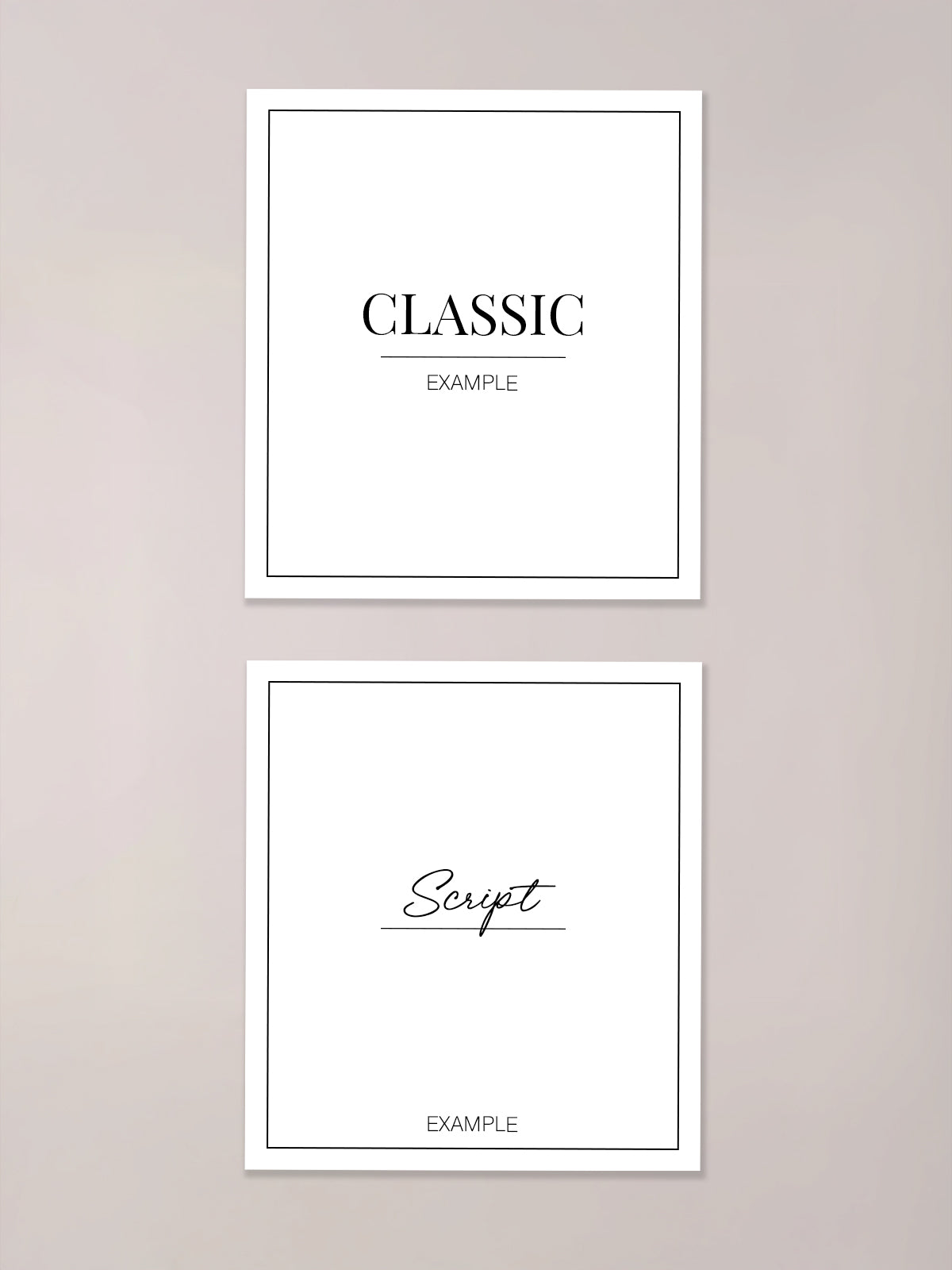 Minimalistic Decaf Coffee Label