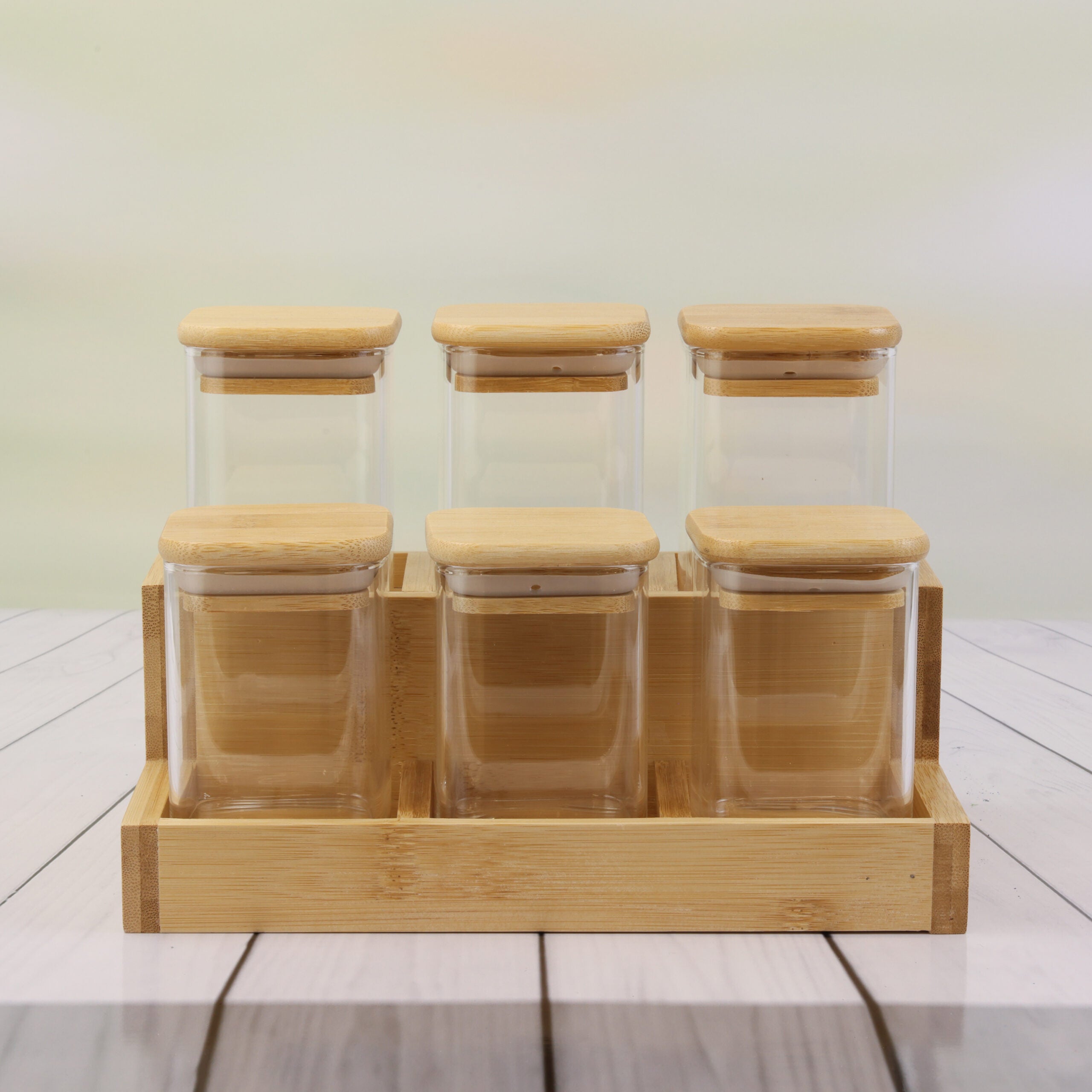 The Spicy Jars 6 Set BAMBOO