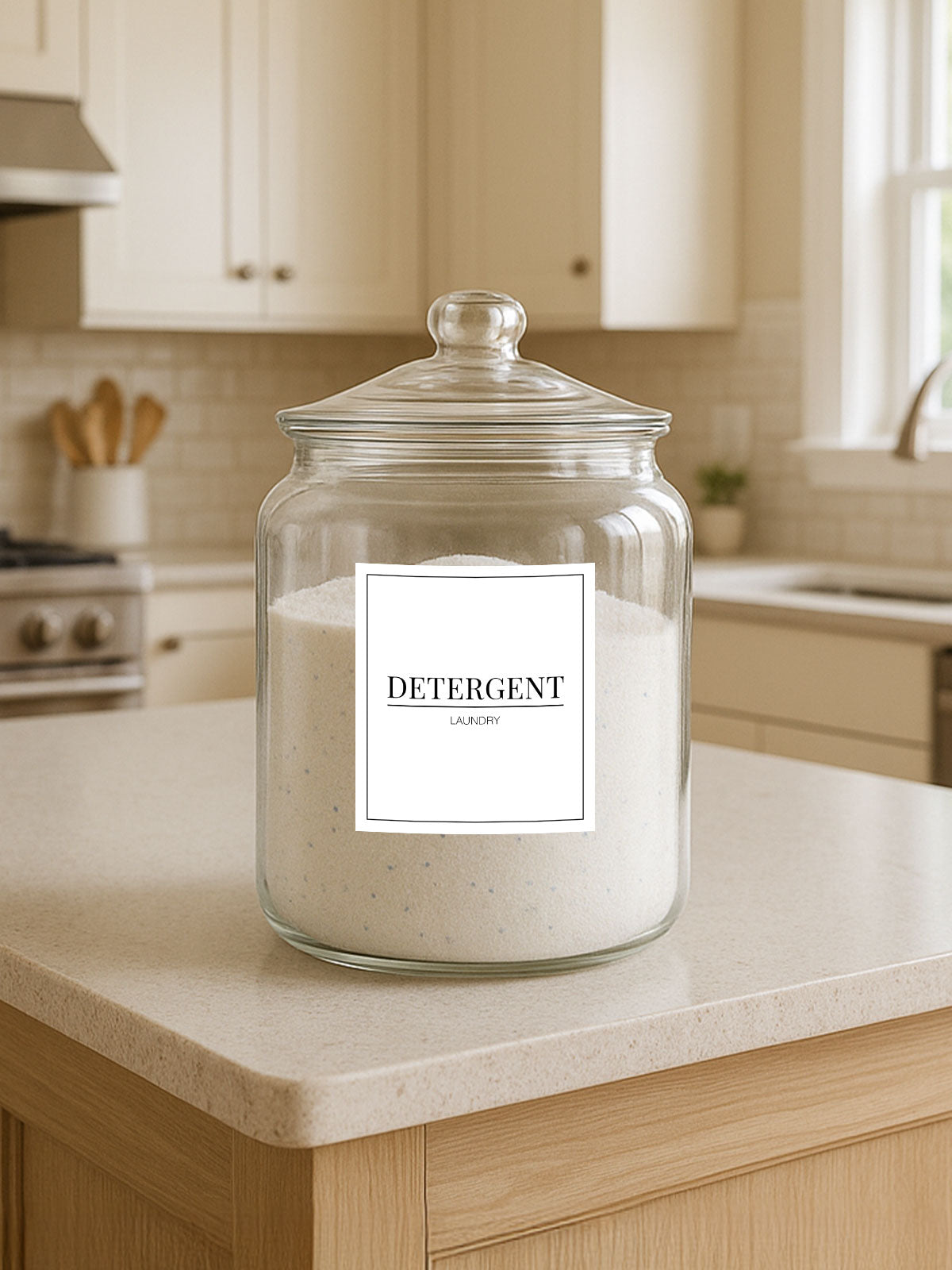 Minimalistic Detergent Label