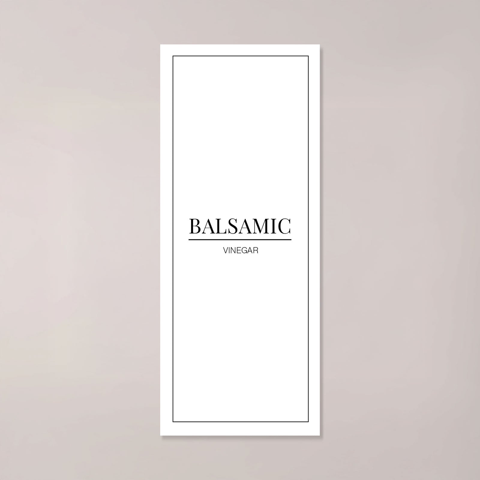 Minimalistic Oil Labels