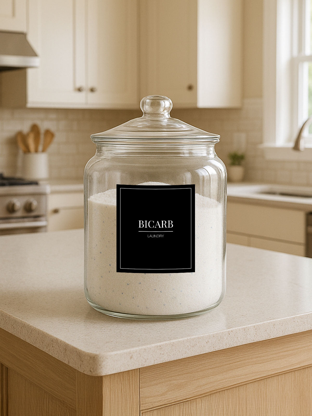 Minimalistic Bicarb Label