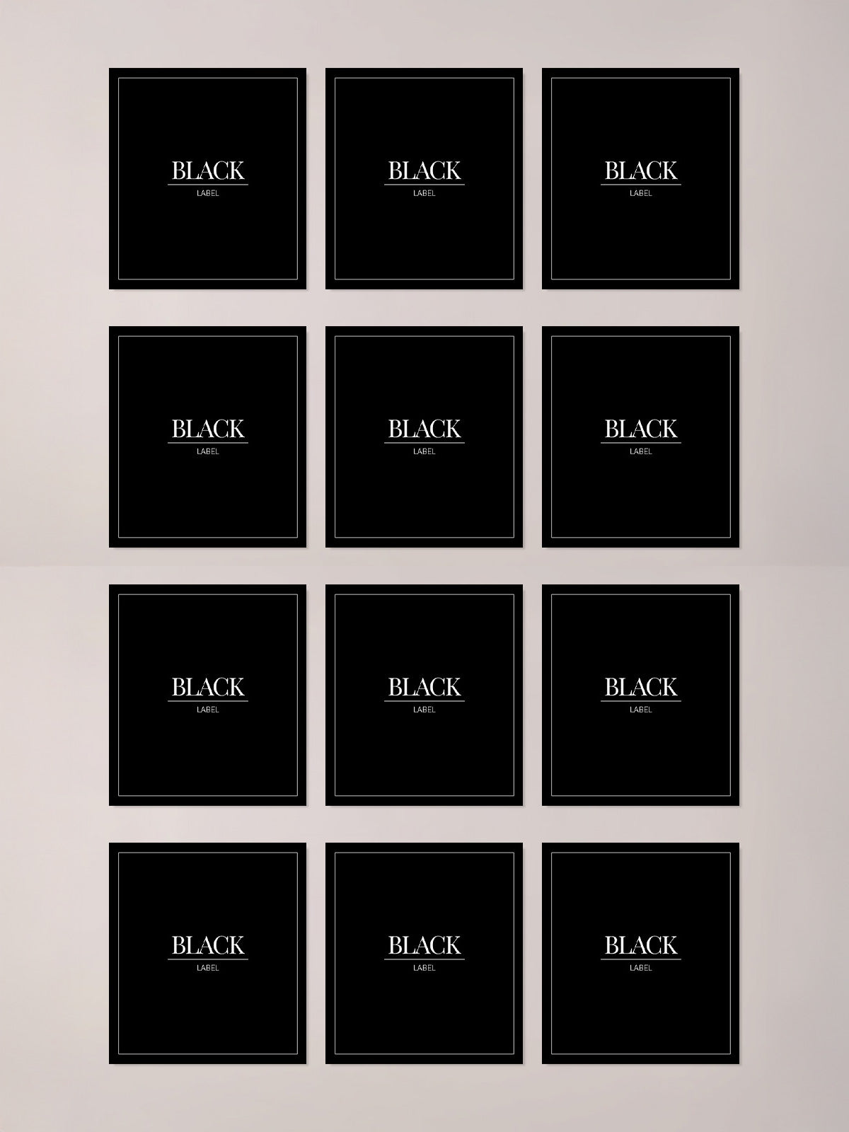 The Spicy Jars 12 Set BLACK