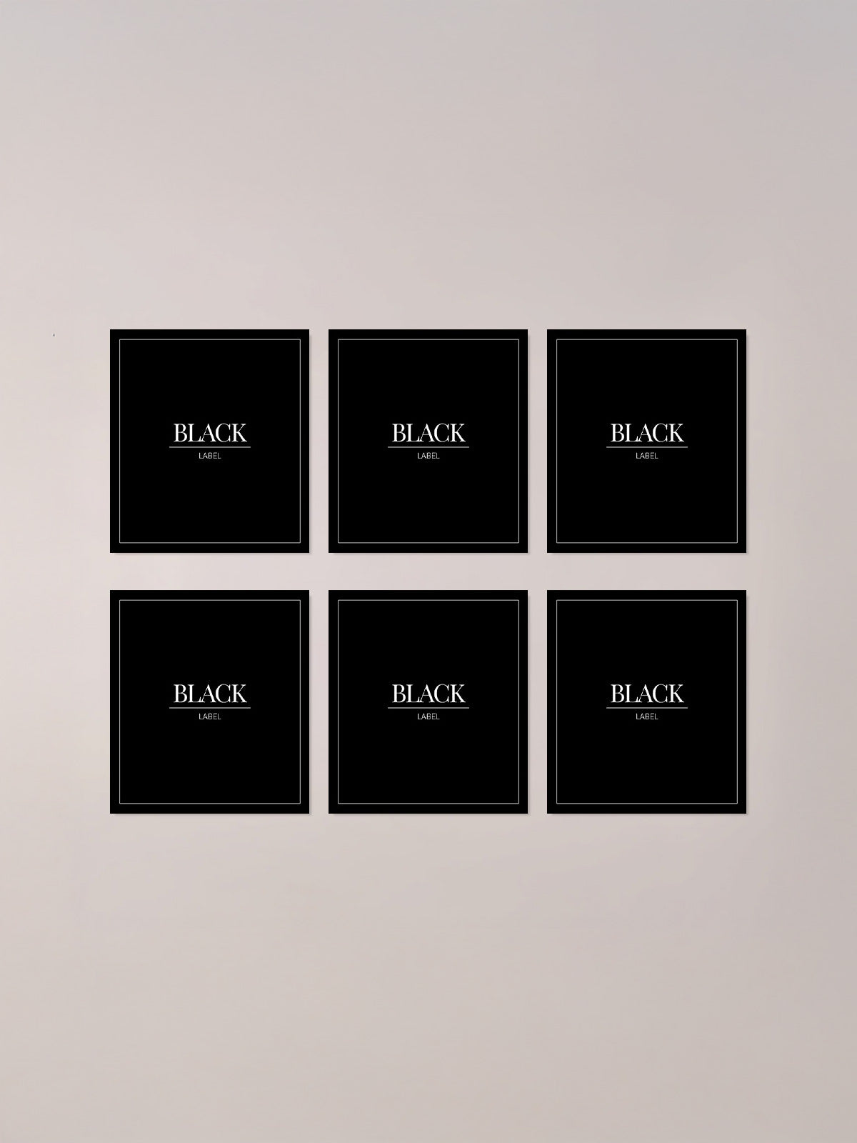 The Spicy Jars 6 Set BLACK