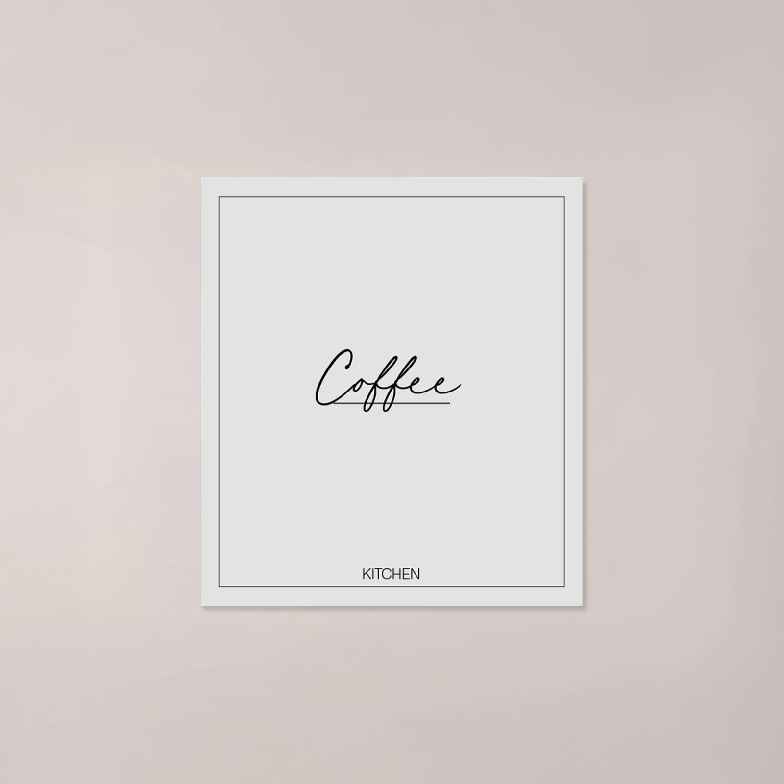Minimalistic Coffee Label