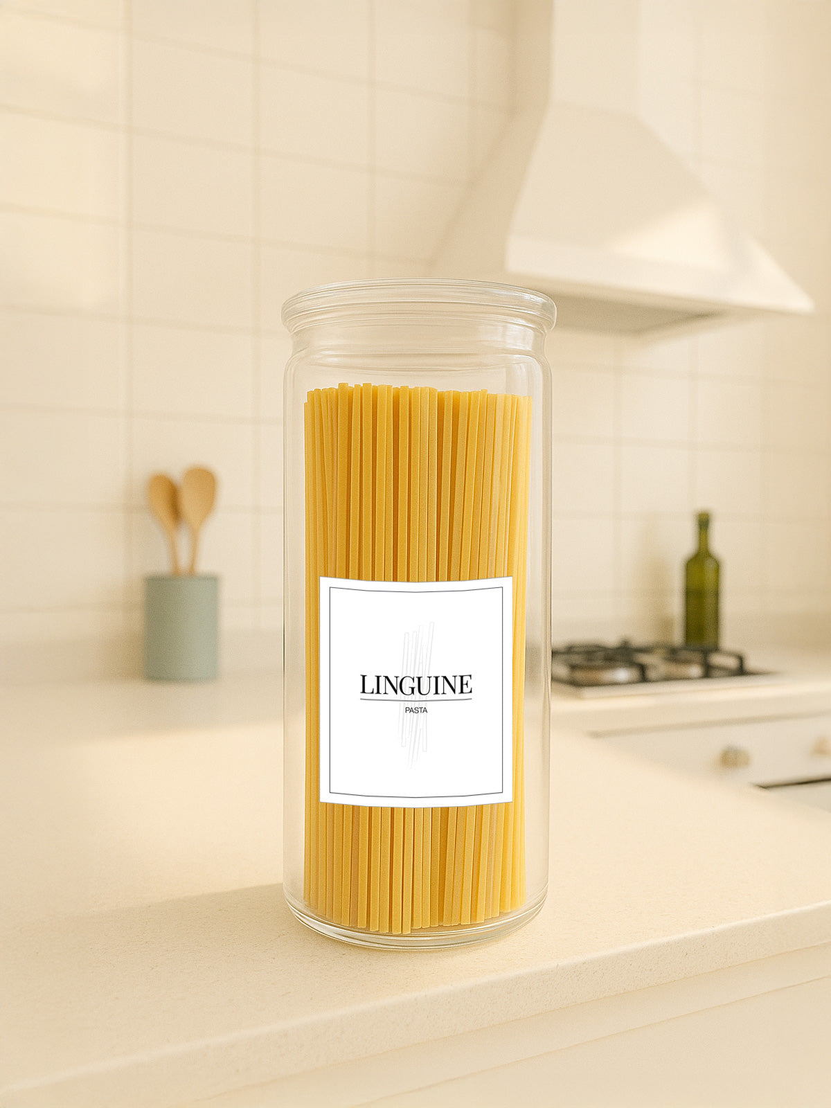 Minimalistic Linguine Label