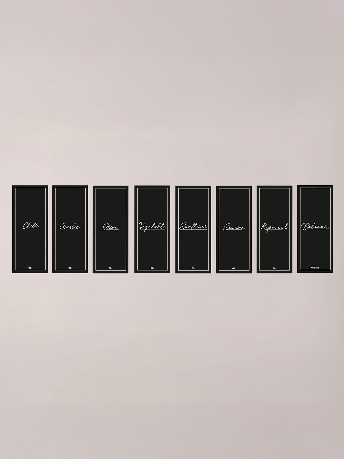 Minimalistic Oils Bundle Labels