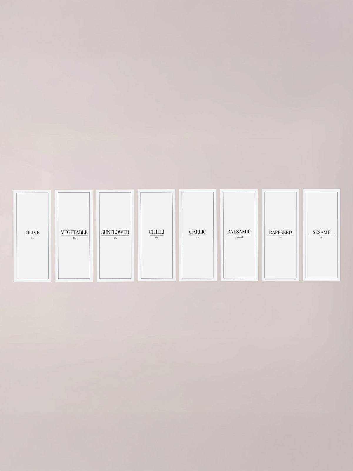 Minimalistic Oils Bundle Labels
