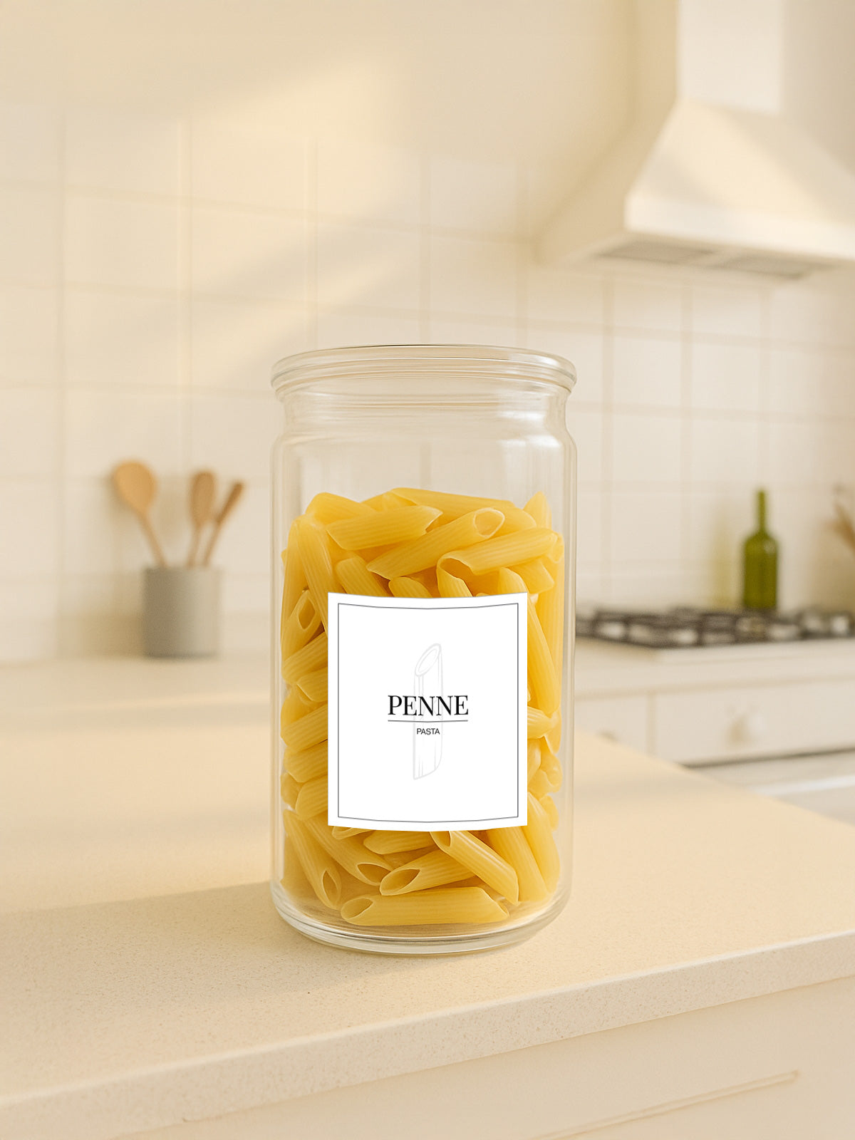 Minimalistic Penne Label