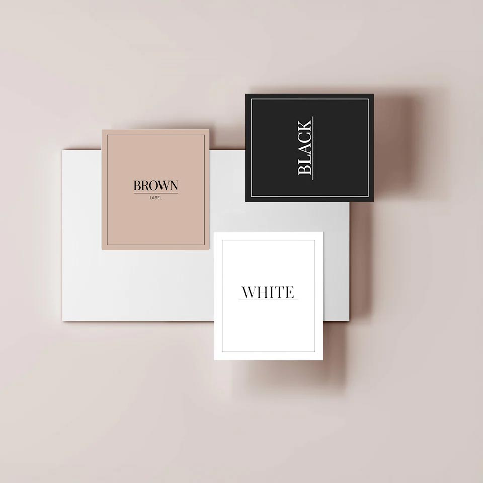 Minimalistic Rabbit Labels