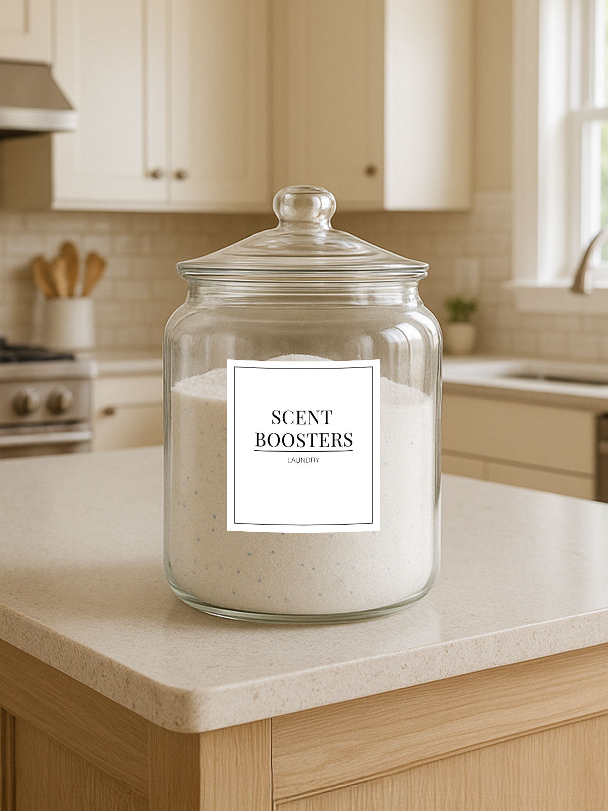Minimalistic Scent Boosters Label