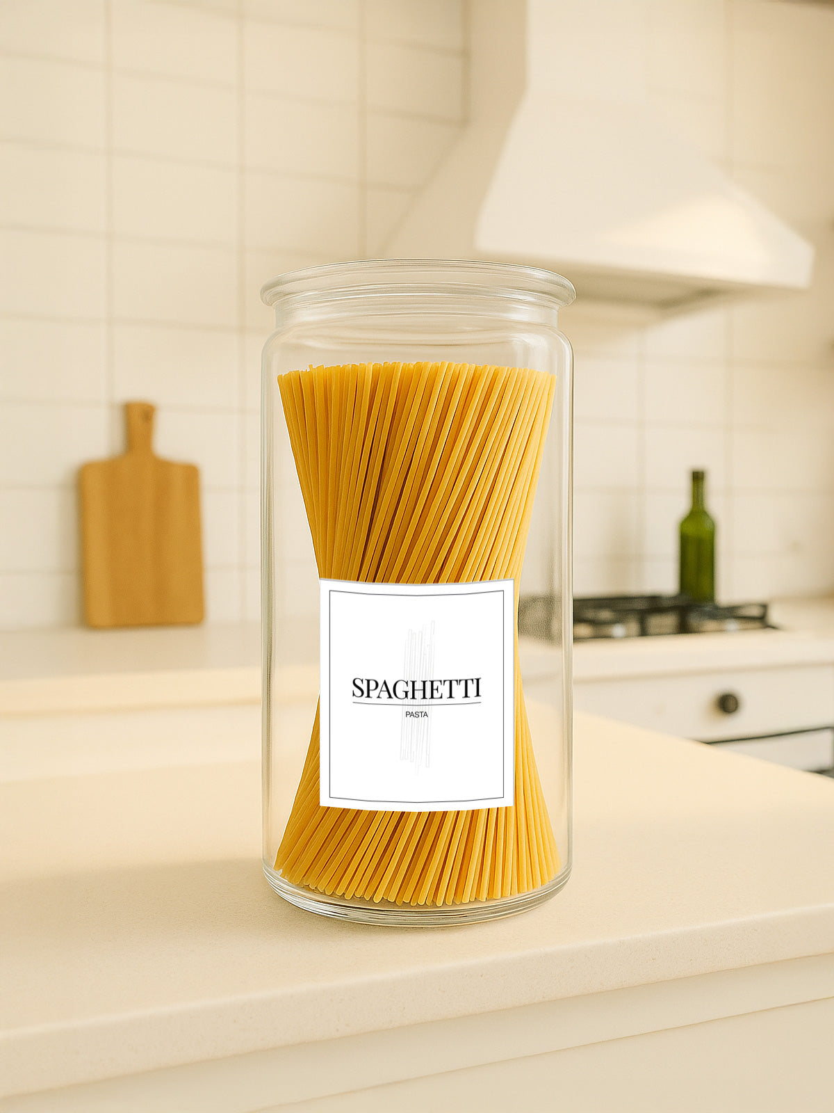 Minimalistic Spaghetti Label