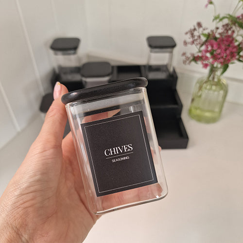The Spicy Jars 12 Set BLACK