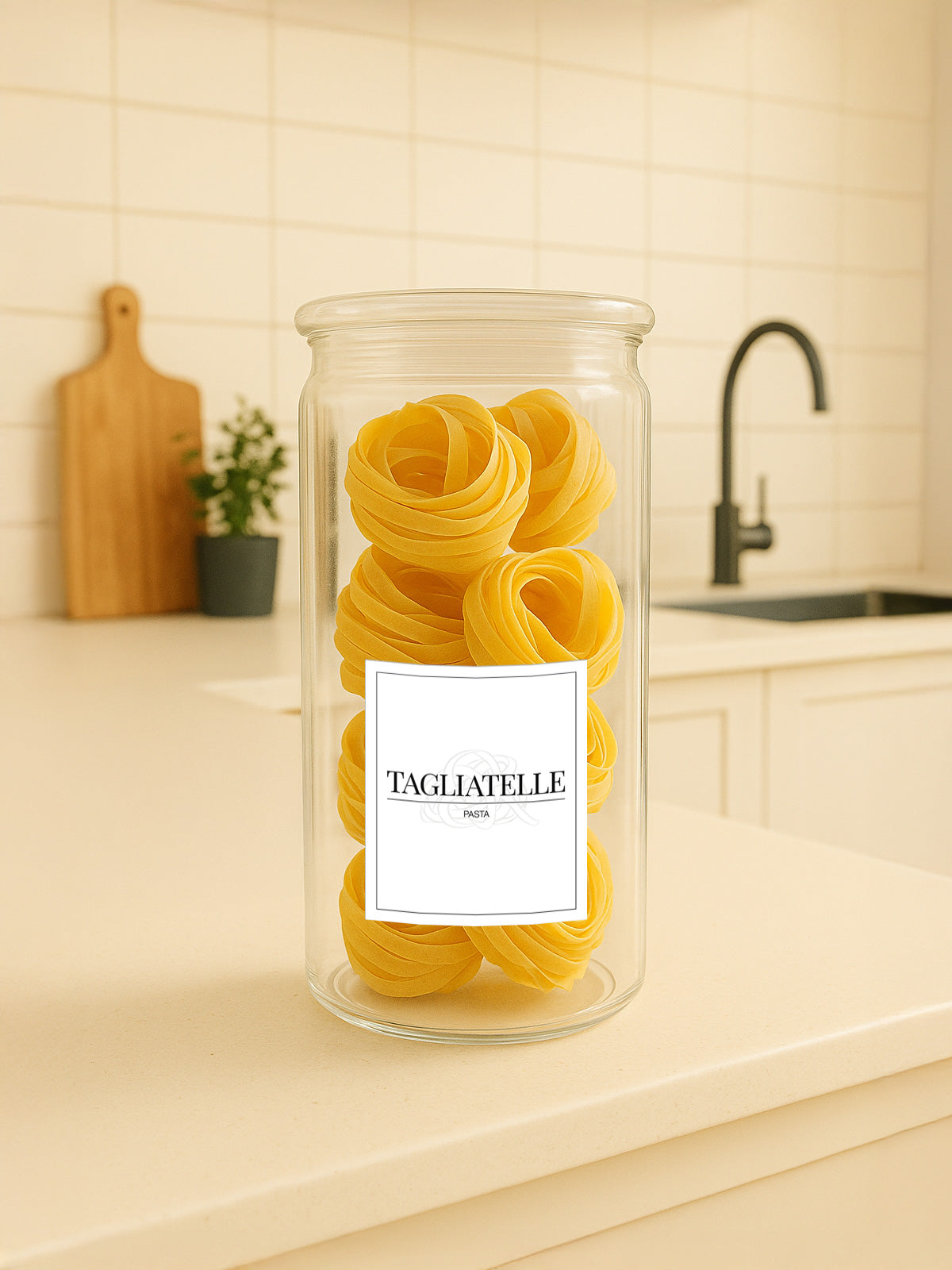 Minimalistic Tagliatelle Label