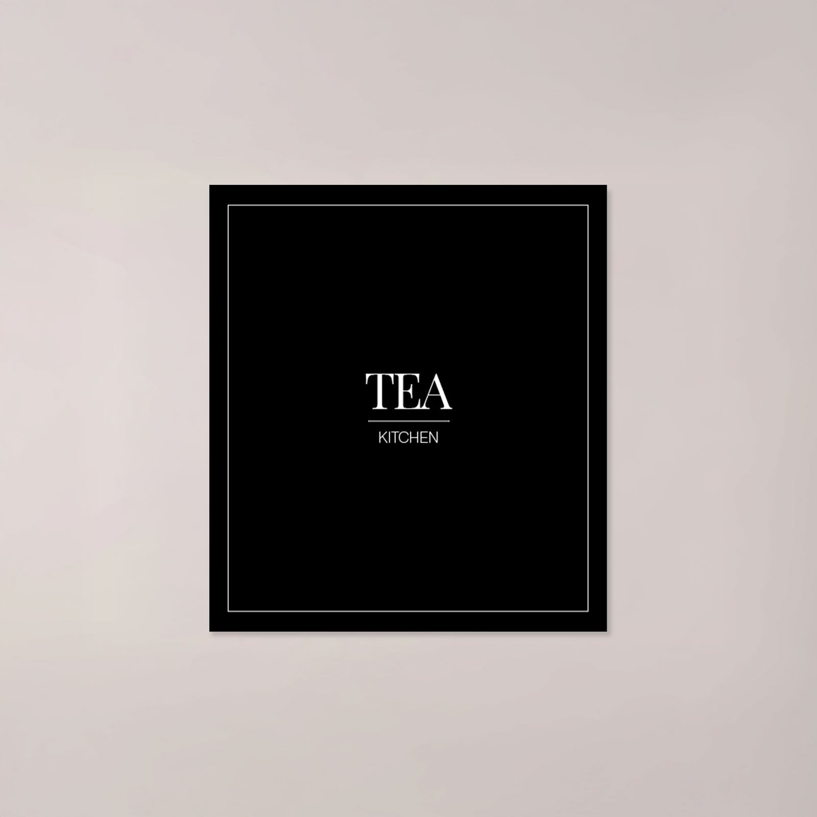 Minimalistic Tea Label